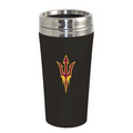 16 Oz. Black Stainless Steel Soft Touch Tumbler